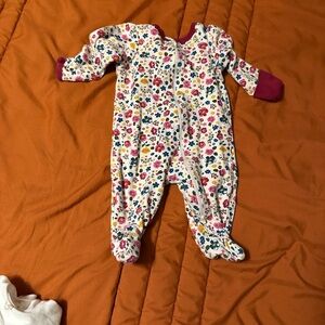 Floral Kids One Piece Pajama